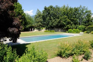 PIscine vue de côté